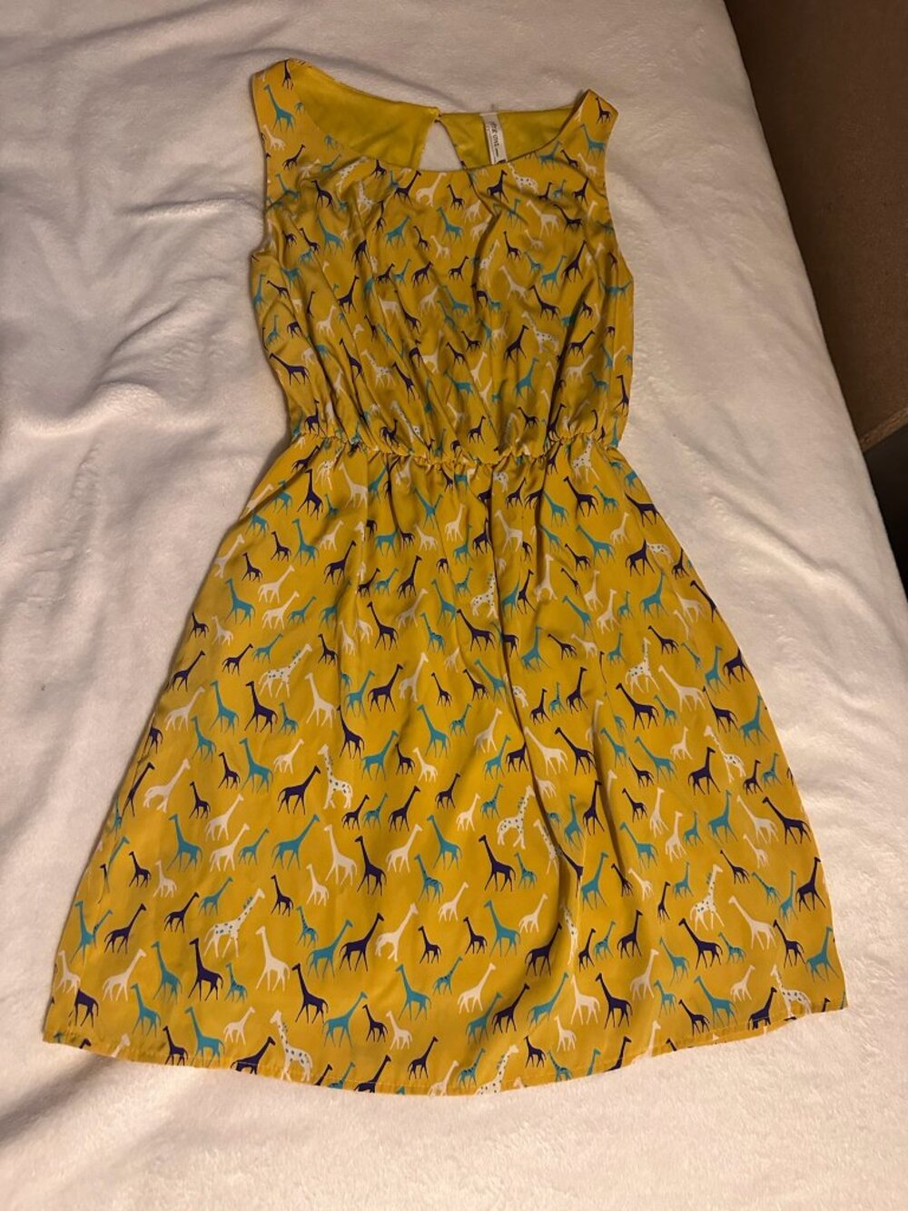 Giraffe Dress - Pink Owl Size S